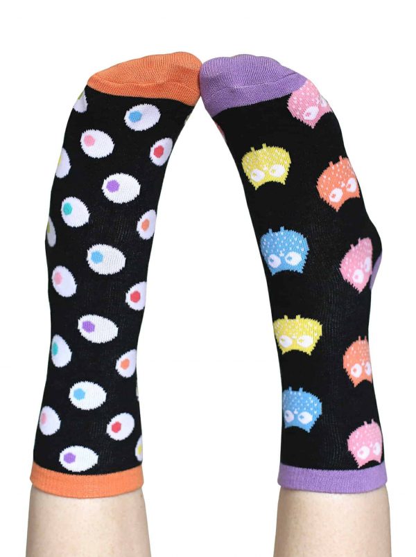 Little Missmatched Zany Owl barnstrumpor